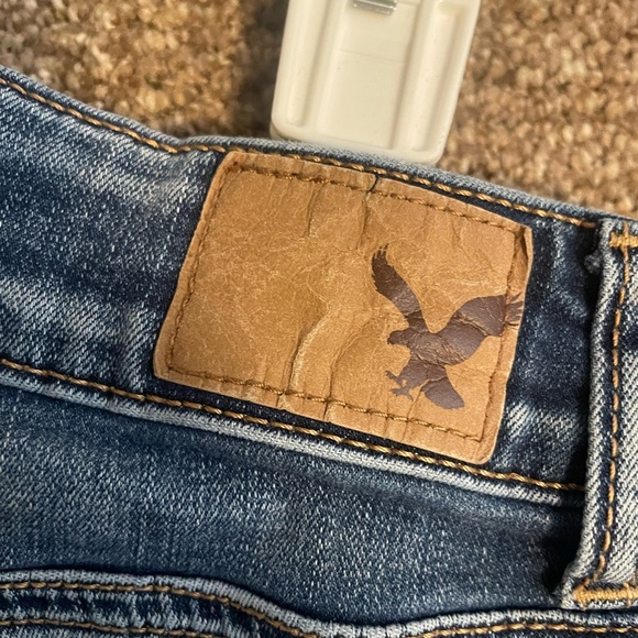 Denim Ripped Shorts. Gently Worn. Stretchy - Picture 4 of 6